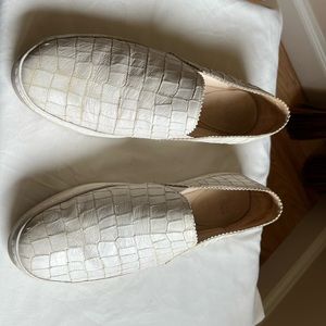 Stuart Weitzman Slip-on Croc style sneakers